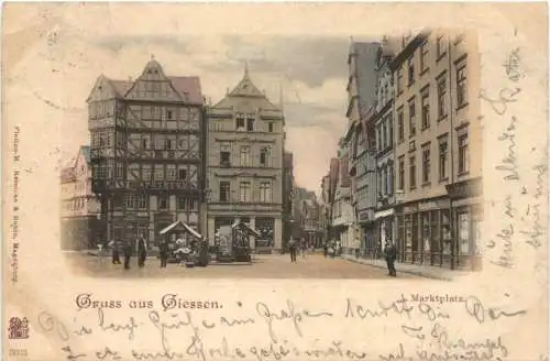 Gruss aus Giessen - Marktplatz -751128