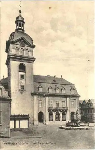 Weilburg an der Lahn - Kirche und Rathaus -751080
