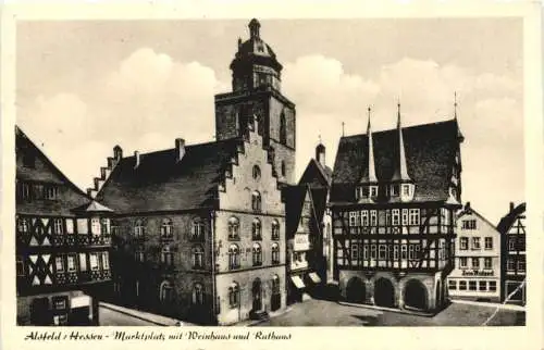 Alsfeld Hessen - Marktplatz -751302