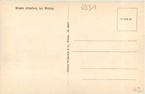 Kloster Altenberg bei Wetzlar -751392