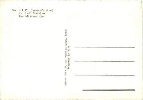 Dieppe - Le Golf Miniature -751688