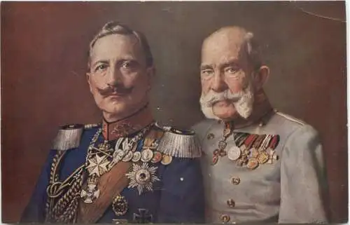 Kaiser Wilhlem II und Franz Josef -751738