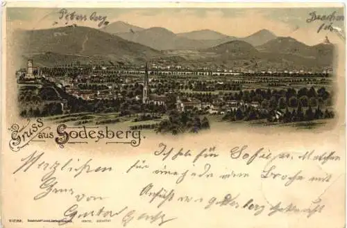 Gruss aus Godesberg - Litho -751822