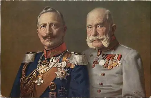 Wilhelm II und Franz-Josef von Österrreich -751926