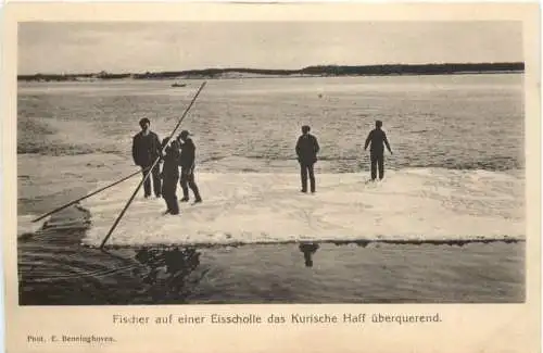 Fischer das Kurische Haff - Ostpreussen -752256