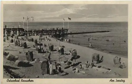 Ostseebad Rauschen - Am Seesteg - Ostpreussen -752184