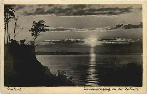 Samland - Sonnenuntergang - Ostpreussen -752214