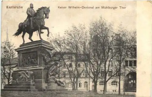 Karlsruhe - Kaiser Wilhelm Denkmal -752356