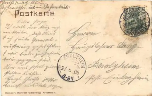 Karlsruhe - Kaiser Wilhelm Denkmal -752356