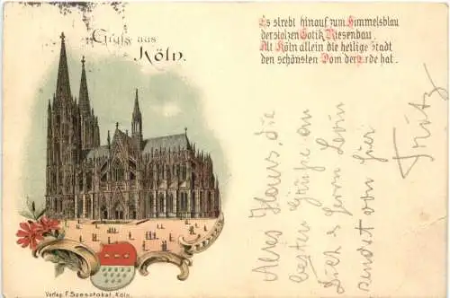 Gruss aus Köln - Litho -752454