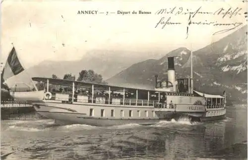 Annecy - Depart du Bateau -752524