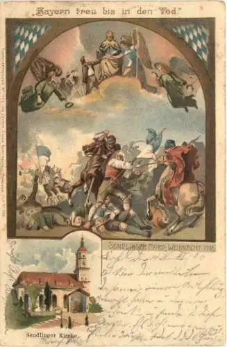 Sendlinger Mord Weihnacht 1705 - Litho -752586