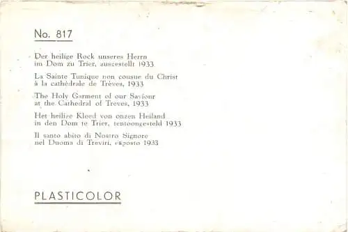 Trier - Der heilige Rock 1933 -752674