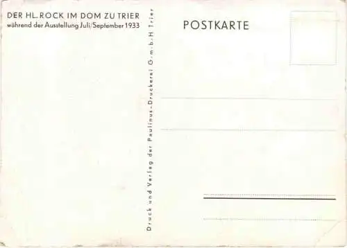 Trier -Der hl. Rock 1933 -752664