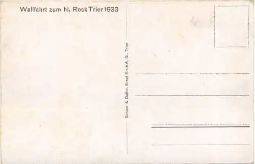 Trier - Hochaltar mit hl. Rock 1933 -752662