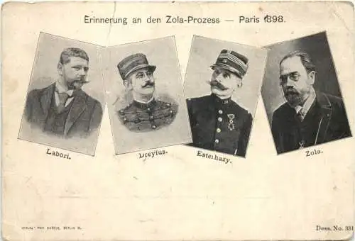 Paris - Zola Prozess 1898 -752682