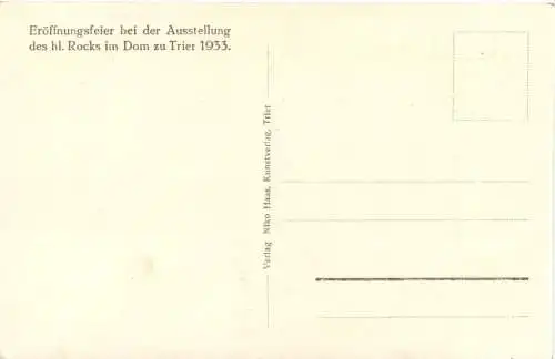 Trier - Der heilige Rock 1933 -752722