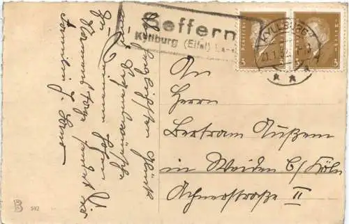 Namenstag - Landpoststempel Seffern -752940