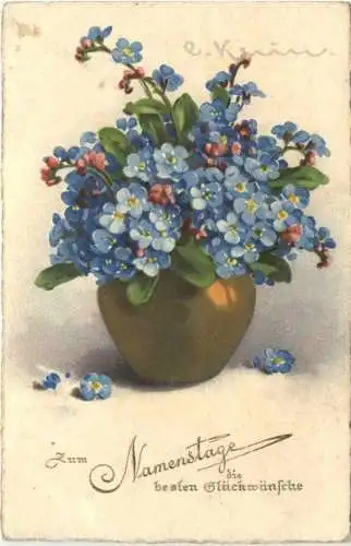 Namenstag - Landpoststempel Seffern -752936