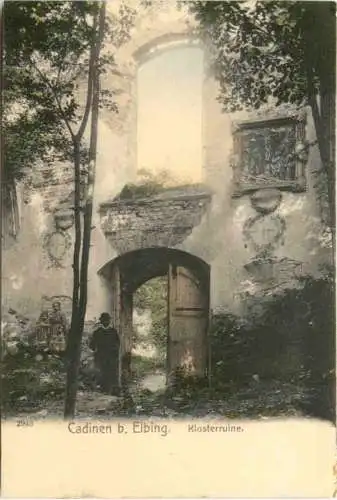 Cadinen bei Elbing - Klosterruine -752956