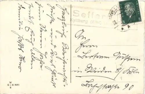 Neujahr - Landpoststempel Seffern -752928