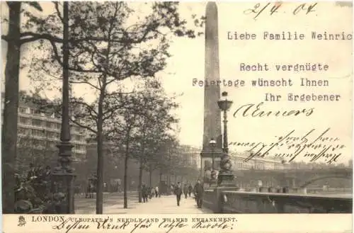 London - Cleopatras Needle -752952