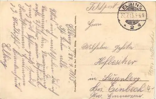 Elbing Rathaus - Ostpreussen -753100