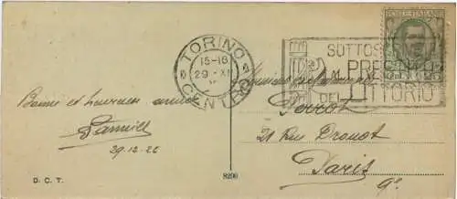 Torino - Mini postcard -753172