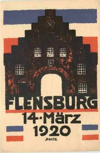 Flensburg - Abstimmung am 14. März 1920 -753328