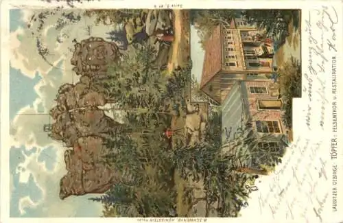 Töpfer - Felsenthor und Restauration - Litho -753618