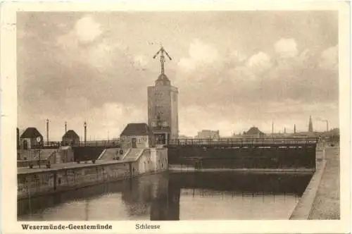 Bremerhaven - Wesemünde-Geestemünde - Schleuse -754162