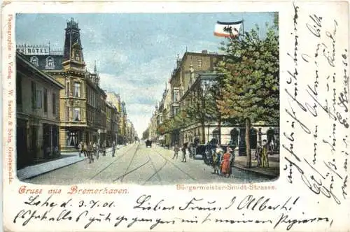 Gruss aus Bremerhaven - Bürgermeister Smidt Strasse -754150