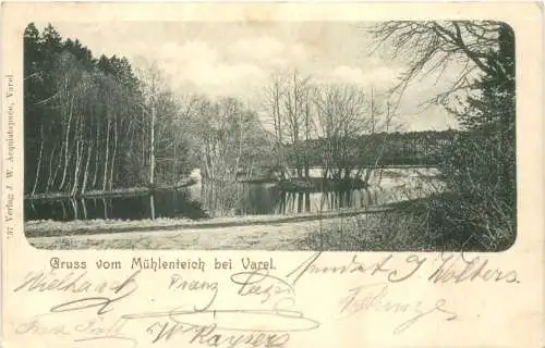 Gruss vom Mühlenteich bei Varel -754306