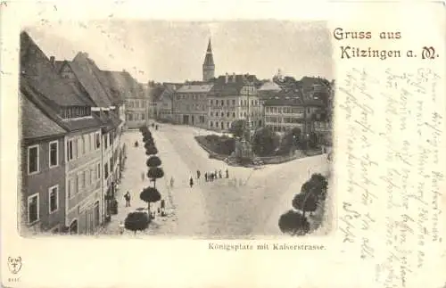 Gruss aus Kitzingen - Königsplatz -754406