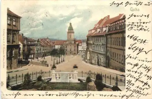 Gotha - Marktplatz -754404