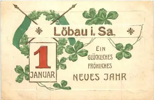 Löbau in Sachsen - Neujahr -754528
