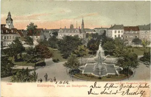 Ettlingen - Partie am Stadtgarten -754842