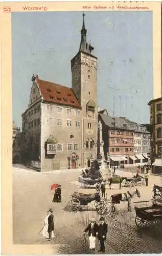 Würzburg - Altes Rathaus -754744