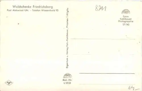 Abtswind - Waldschenke Friedrichsberg -754784