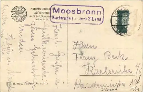 Mossbronn - Naturfreunde Heim -754914