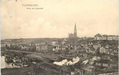 Flensburg - Blick auf Jürgensby -755030