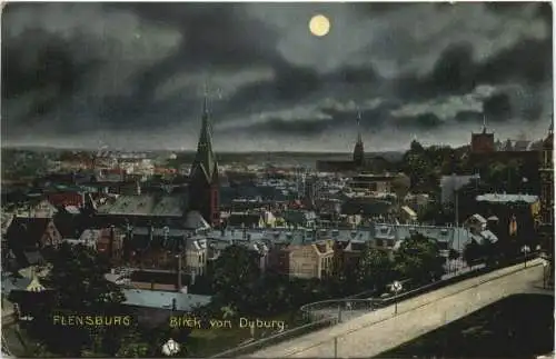 Flensburg bei Nacht -755074