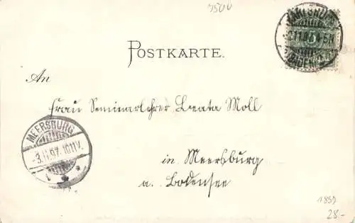 Gruss aus Karlsruhe - Litho -755154