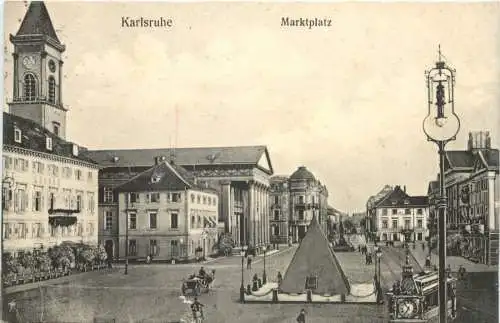 Karlsruhe - Marktplatz -755262