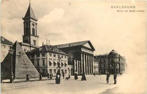 Karlsruhe - Marktplatz -755232