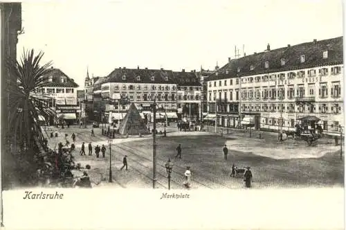 Karlsruhe - Marktplatz -755264