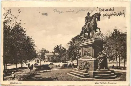 Karlsruhe - Kaiser Wilhelm Denkmal -755328