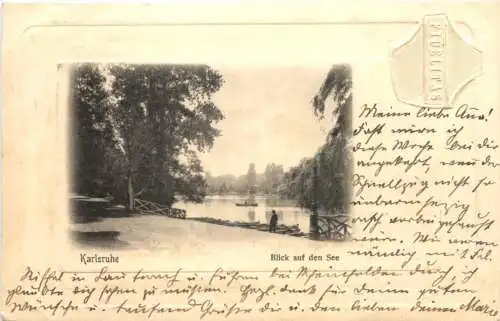 Karlsruhe - Blick auf den See -755446