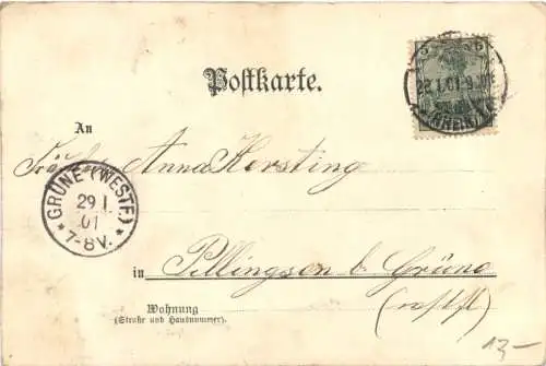 Gruss aus Karlsruhe - Litho -755470