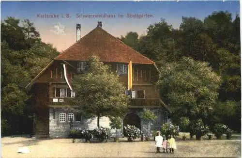 Karlsruhe - Stadtgarten - Schwarzwaldhaus -755440
